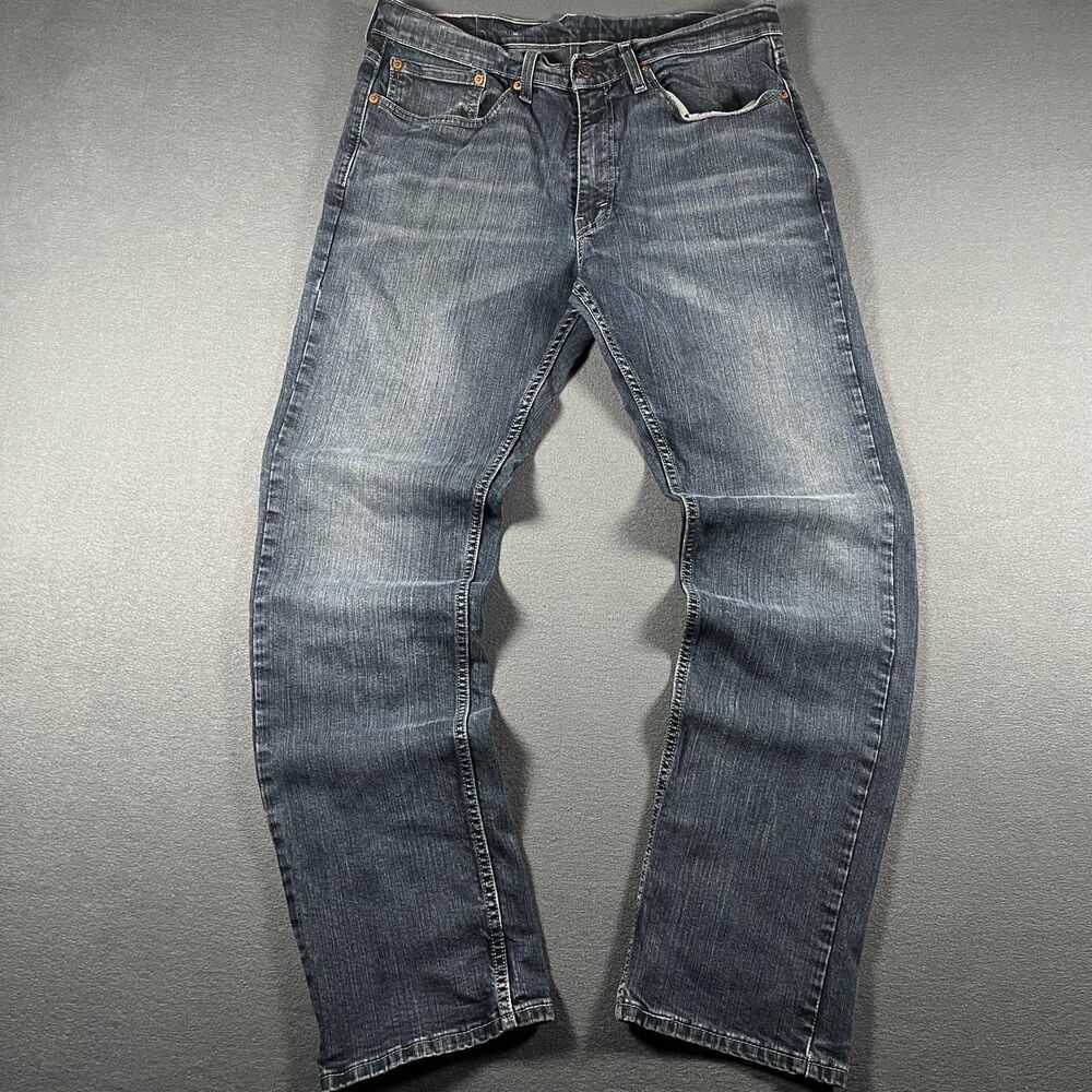 Levi-s Men's Blue and Navy Jeans